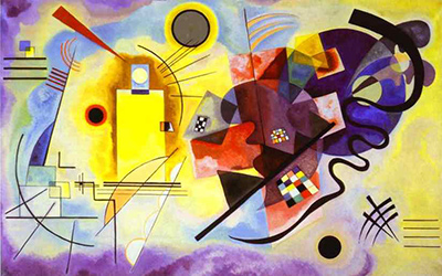 Yellow, Red, Blue Wassily Kandinsky